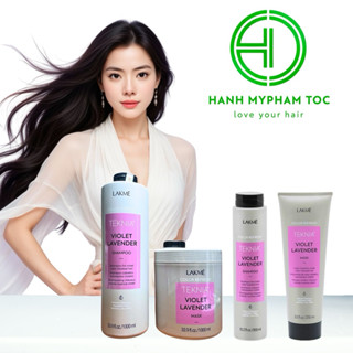  DẦU GỘI VÀ MẶT NẠ BỔ SUNG HẠT MÀU TÍM HỒNG LAKME TEKNIA VIOLET LAVENDER 300ML - 250ML - 1000ml 