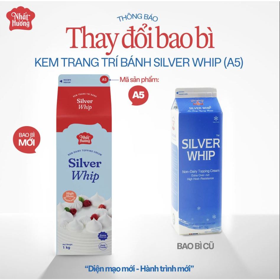 Kem Topping SILVER WHIP TNH 1kg