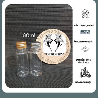 Combo 10 - 30 chai nhựa trong 80ml ( chai tiêu) đựng đồ uống thử tientienshop