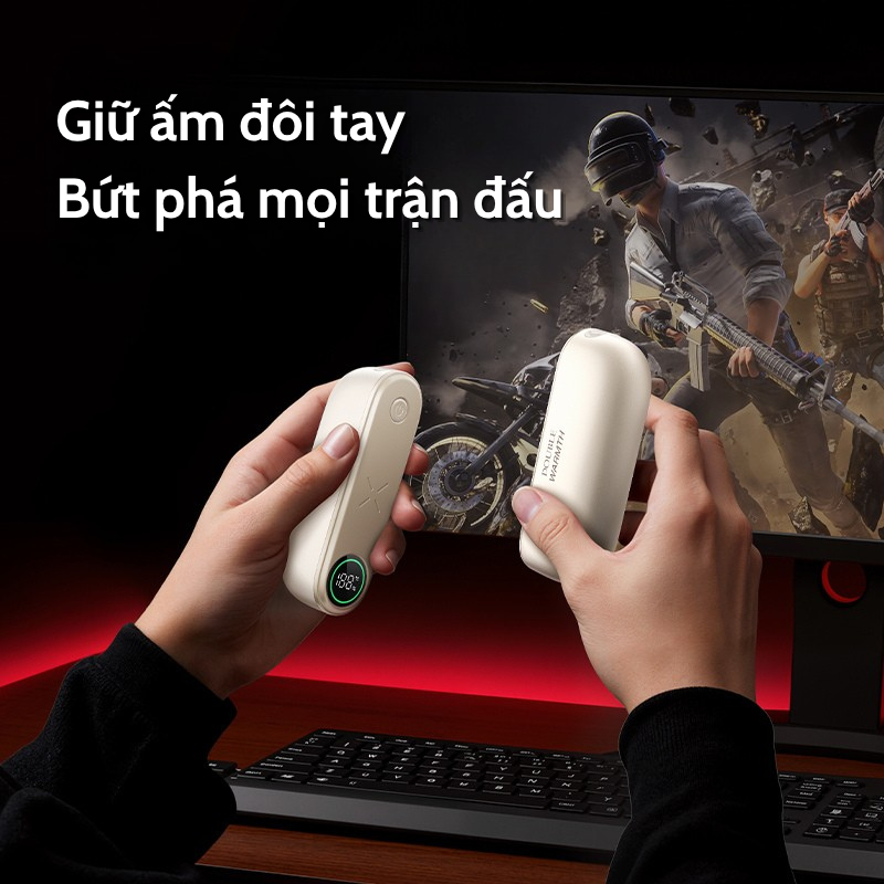 Tiankeplus Mẫu Mới: Sưởi Ấm Nam Châm 2 Trong 1, Màn Hình Hiển Thị, Pin 6000mAh, 3C Type-C Sạc Dự Phòng, Quà Tặng Cao Cấp | BigBuy360 - bigbuy360.vn