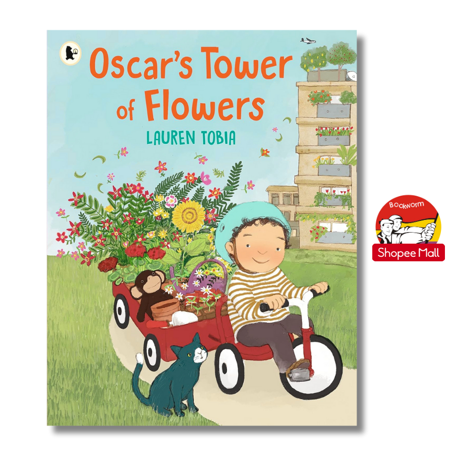 Sách - Oscar's Tower of Flowers Paperback by Lauren Tobia - Children Picture book in English
