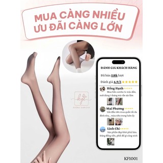  Quần Tất Nữ Trong Suốt Co Giãn 4 Chiều Mỏng Nhẹ Ôm Sát Tôn Chân Đẹp Tự Nhiên KF1001 NEW 