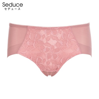Quần lót nữ Seduce Q24031 - Vải hem phối ren co giãn, lưng cao