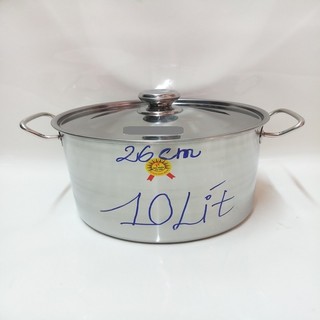 NỒI SÚP INOX LÙN CAO 20CM.