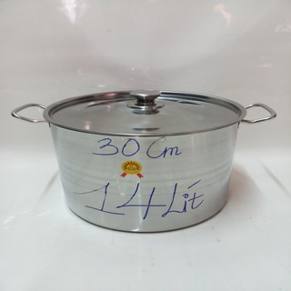 NỒI SÚP INOX LÙN CAO 20CM.