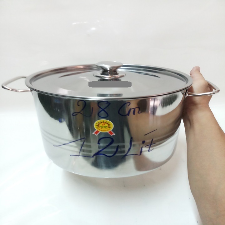 NỒI SÚP INOX LÙN CAO 20CM.
