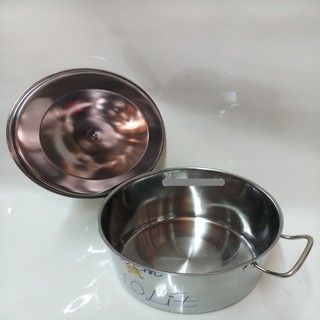 NỒI SÚP INOX LÙN CAO 20CM.