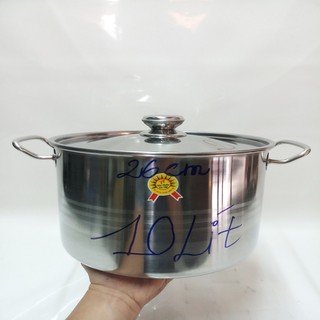 NỒI SÚP INOX LÙN CAO 20CM.