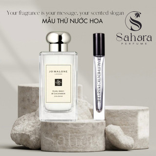  Earl Grey & Cucumber Cologne 10ml  bản cũ  | Nước hoa Unisex Tươi mới Dịu dàng Tinh tế Jo Malone  | Sahara Perfume 
