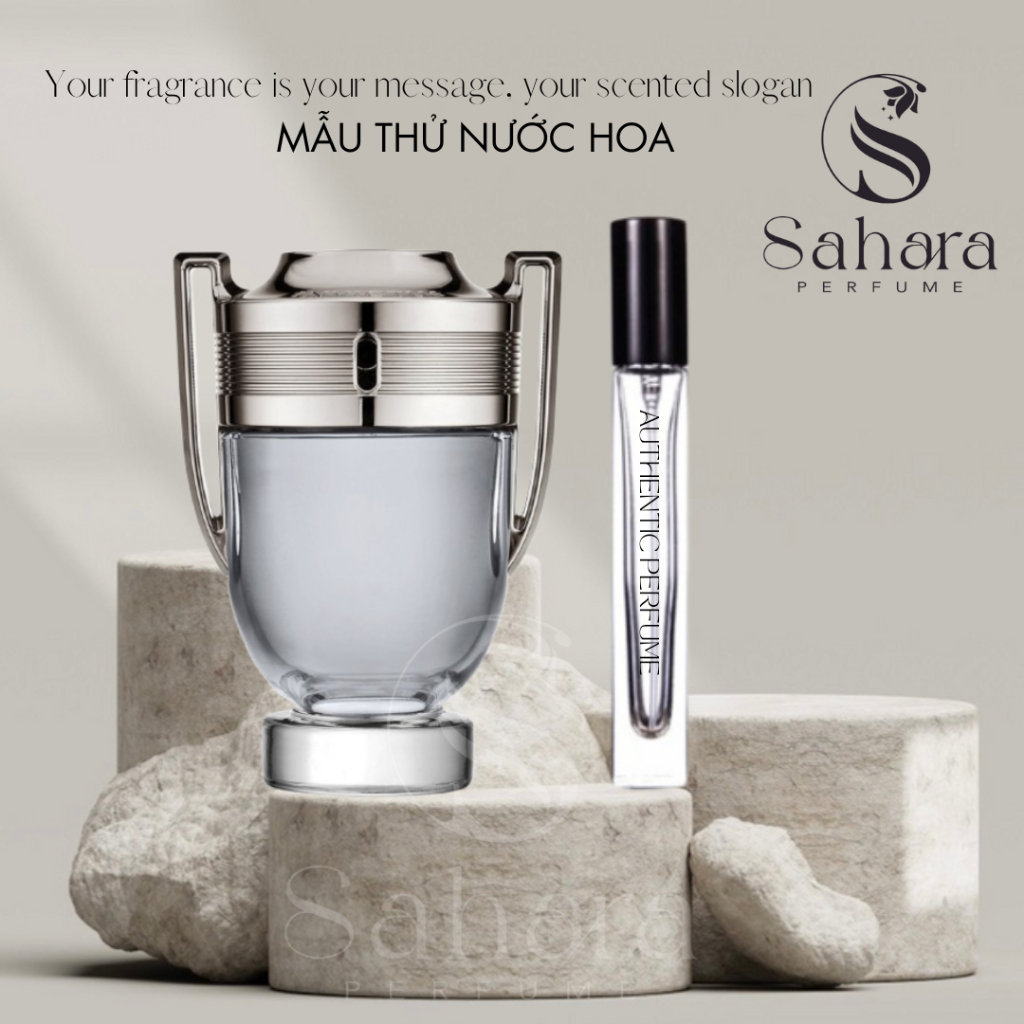 Invictus EDT 10ml | Nước hoa nam PACO RABANNE cho mùa hè tươi mát | Sahara Perfume