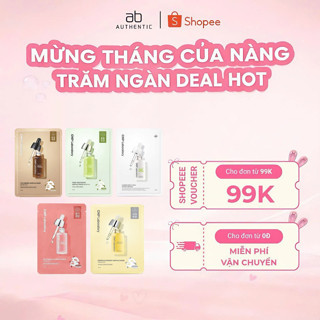 Mặt nạ giấy dưỡng sáng, cấp ẩm và làm dịu da CNP Laboratory Ampule Mask 25ml - AB AUTHENTIC
