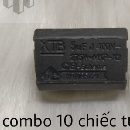 Combo 10 chiếc tụ bếp từ 5uf 400v