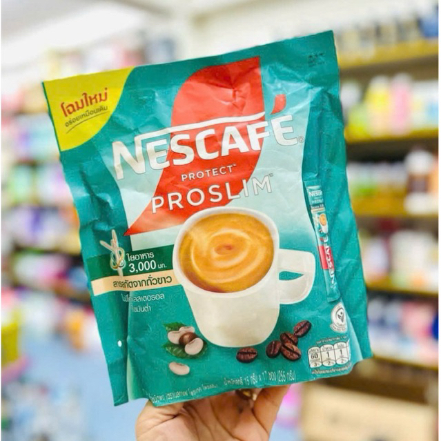 Nescafe cà phê proslim nội địa Thái Lan giảm cân cà phê giảm cân Thái Lan