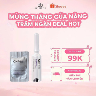Combo 10 Gói sample Tinh chất CNP RX hủy nám, tàn nhang Skin Revive Demeline Ampoule - AB AUTHENTIC