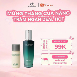Combo 10 chai Nước hoa hồng Toner Ohui xanh chống lão hóa sớm Prime Advancer De-Aging - AB AUTHENTIC