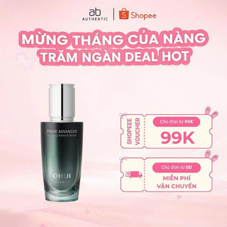 Tinh chất Ohui xanh căng bóng da De-aging Ampoule Serum 50ml - AB AUTHENTIC