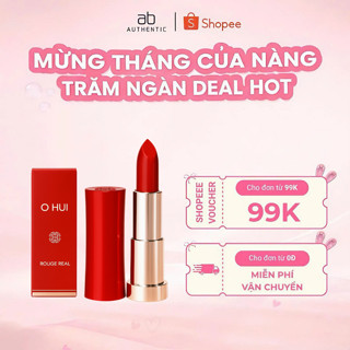 Son Ohui Rouge Real Lipstick RW15 Real Rose mini son lì mềm mịn, dưỡng môi - AB AUTHENTIC