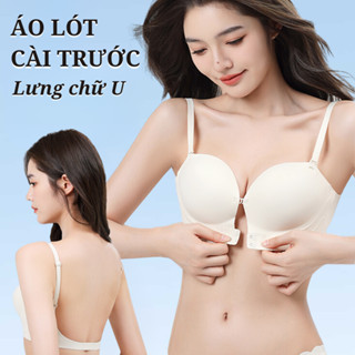 Áo lót hở lưng sâu mặc đầm váy chất su đúc cao cấp mút bàn tay 3cm nâng ngực tạo khe 3555