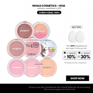 (Màu 1-30) Phấn Má Hồng Peripera Pure Blushed Sunshine Cheek 4.2G