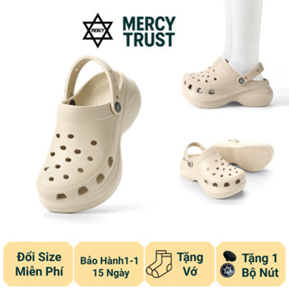  Dép Sục MERCY TRUST RUSH 7cm Giày Xăng Đan Cross Band Mega Crush Clog Nữ Tôn Dáng - HỖ TRỢ ĐỔI TRẢ - trustvnxk 
