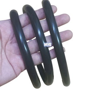 Combo 5 cái Bờm cài tóc trơn có răng giữ chắc tóc (bản 1.2cm)