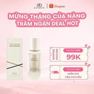 Combo 10 Gói Sample Tinh chất phục hồi, chống lão hóa Whoo Royal Regina Repair Serum - AB AUTHENTIC