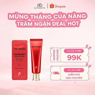 Combo 30 gói kem chống nắng The Whoo UV Ultimate Red Vitamin Sunscreen SPF50+/PA++++ - AB AUTHENTIC