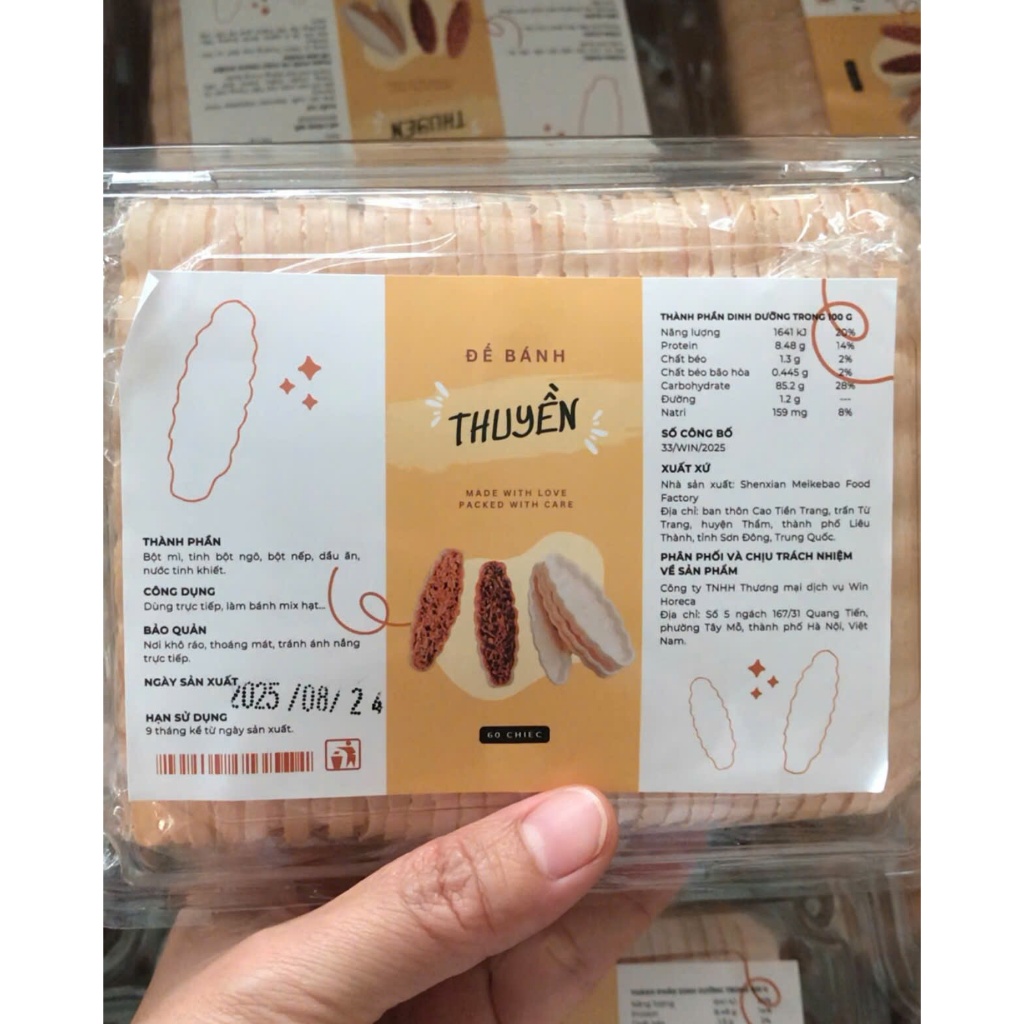 Đế bánh thuyền làm bánh thuyền hạt