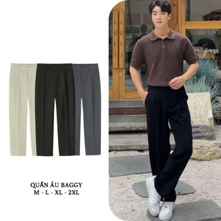 Quần Âu Ống Rộng Nam Ống Rộng 20cm Cài cúc, Phong Cách Năng Động, Mẫu Mới Unisex Size 43kg-95kg