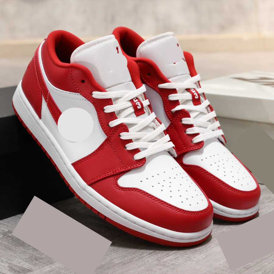 Giày Nike Air Jordan 1 Low 'RED' hottrend, Giày Sneaker cổ thấp đủ size nam nữ đủ bill box.
