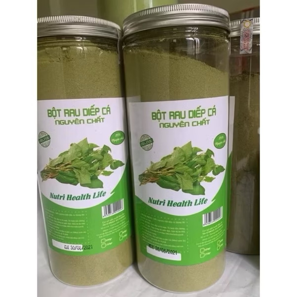 Bột diếp cá nguyên chất sấy lạnh hộp 500gr siêu tốt