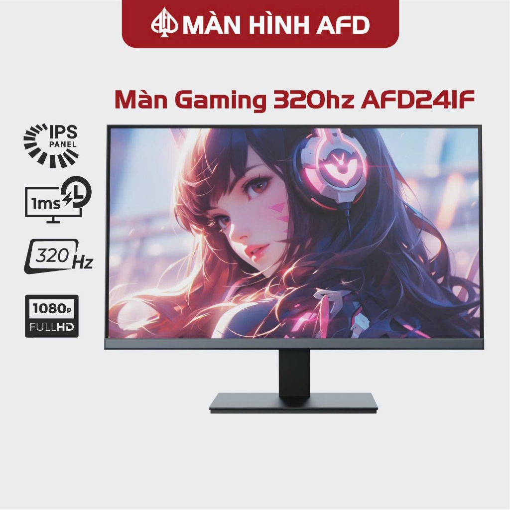 Màn hình máy tính AFD 241F 24'' FHD 320hz 1ms Qled - Chuyên Game