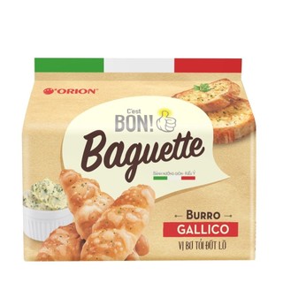 (Combo) Bánh nướng giòn kiểu Ý Bon Baguette vị bơ tỏi đút lò 180g