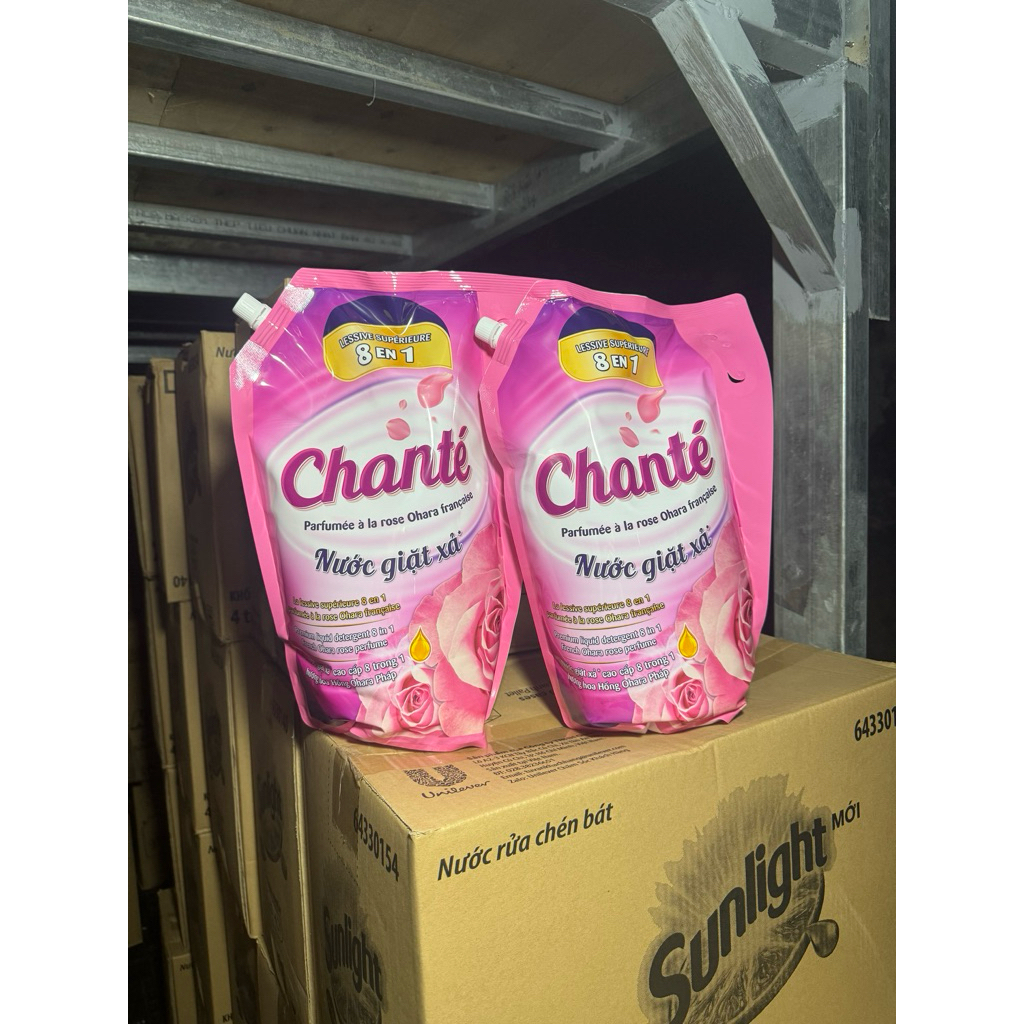 Nước Giặt Túi 3.05kg Chante' thơm mát lưu hương