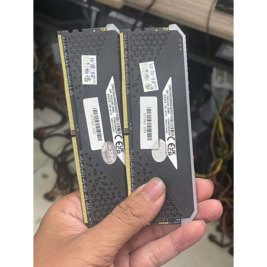 RAM CORSAI   32GB BUS 3200 16GB X2 DRR4 LED RGB