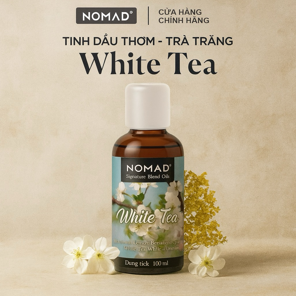 Tinh Dầu Trà Trắng Nomad Signature Blend Oils - White Tea