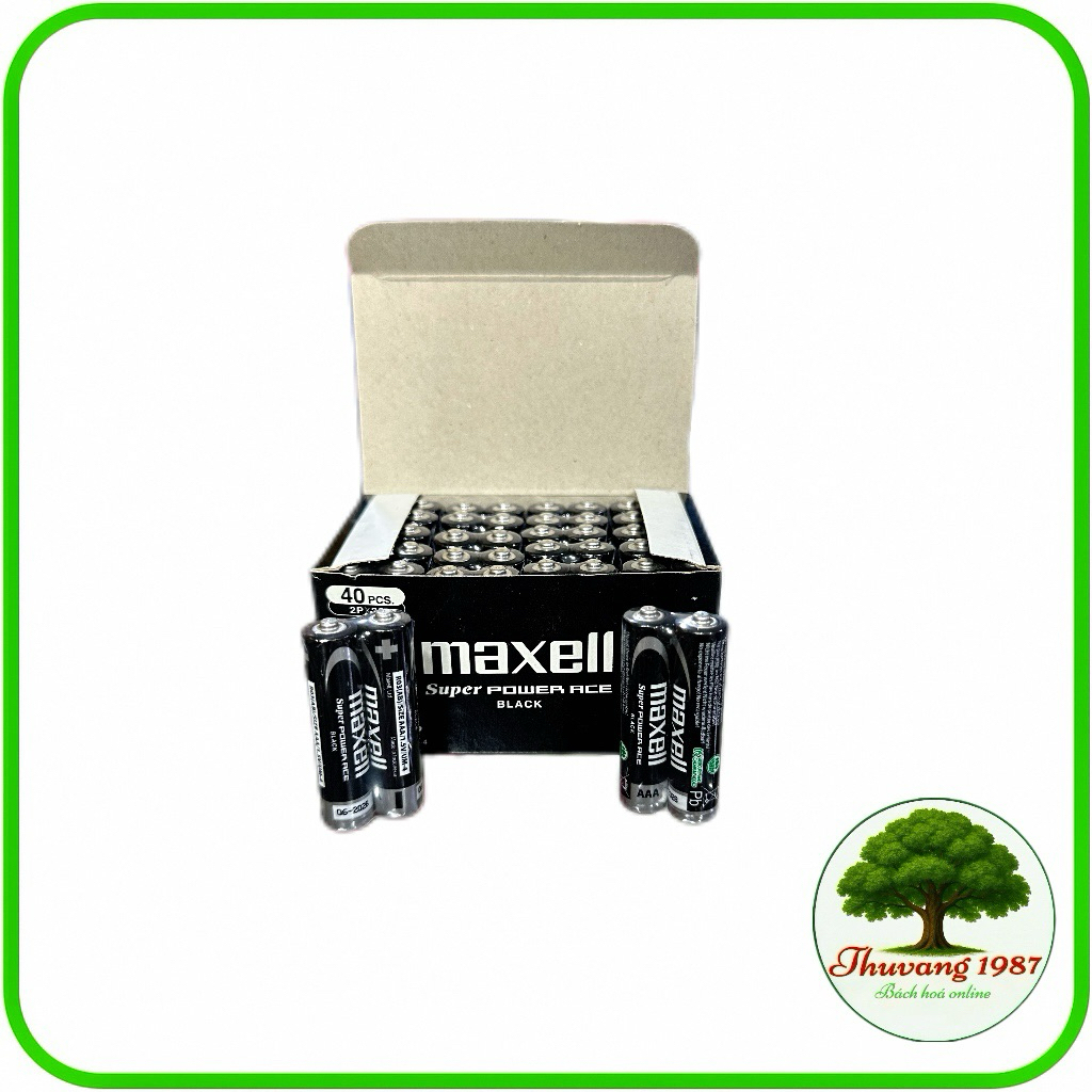 Hộp 40 viên pin Maxell Super Power Ace Đen – R03 (AAA) 1.5V