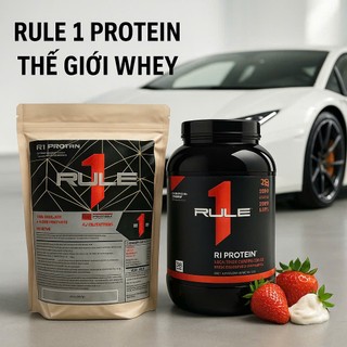  Sữa Bột Rule 1 Whey Protein Isolate và Hydrolyzed Gói Sample Dùng Thử 1 Gói 30gam Nhập Khẩu Mỹ - Thế Giới Whey 