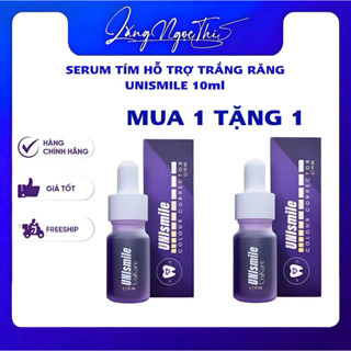 Serum Trắng Răng Unismile, Hỗ Trợ Cải Thiện Vết Ố Vàng Răng, Làm Sạch Mảng Bám Trên Răng Unikare 10ml