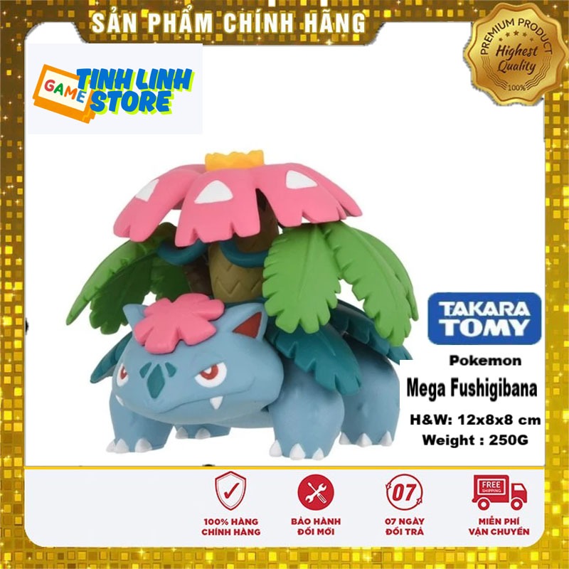 Mô hình Figure Pokemon Moncolle Mega Fushigibana (Mega Venusaur)