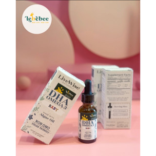 DHA - OMEGA 3 for infants and Toddlers dạng giọt vị cam LiveWise (30ml)