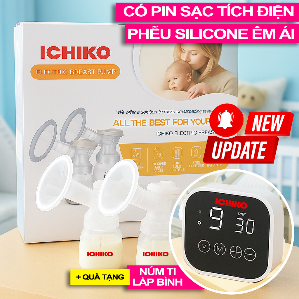 Máy Hút Sữa Điện Đôi ICHIKO