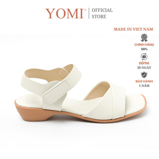 YOMI Giày Sandal Nữ Quai Chéo Đế Thấp 3 Phân – Êm Chân, Thời Trang Công Sở Đi Chơi – SY0691HW