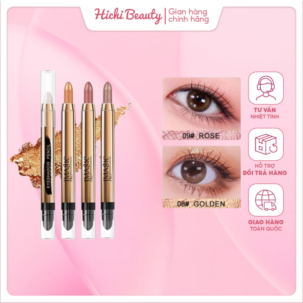 Phấn Mắt Bắt Sáng Imagic Hai Đầu Làm Sáng Tông Màu Da Dễ Sử Dụng