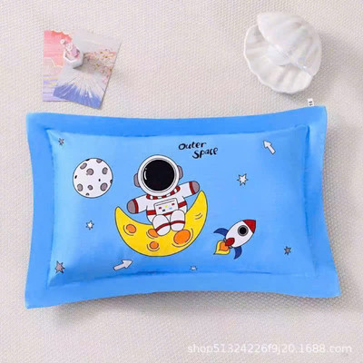 Gối cho bé, gối ngủ vỏ cotton 3D ruột bông gòn kháng khuẩn kích thước 25x40cm dành cho bé yêu  - chọn mẫu