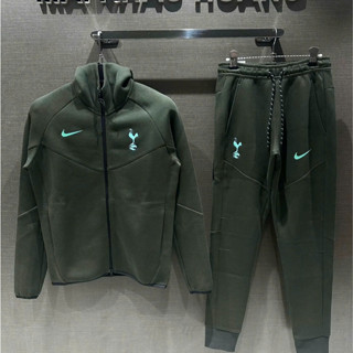  Bộ Nỉ Nam Nữ Thu Đông Dài Tay Tot Gà Rêu Nam  zip chất nỉ -  Set Bộ Đồ Áo Khoác Zip Form Boxy Unisex 