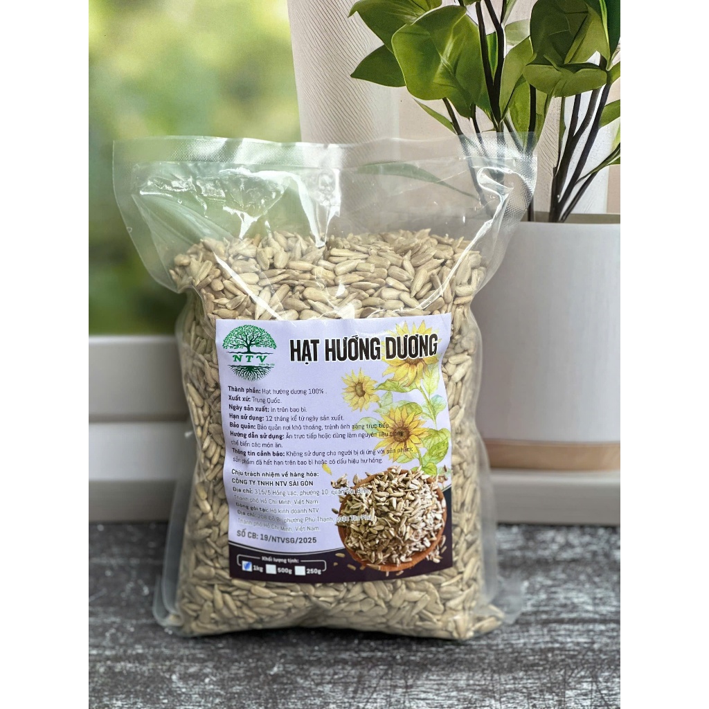 NHÂN HẠT HƯỚNG DƯƠNG - Nhân Hướng Dương Sấy Khô NTV