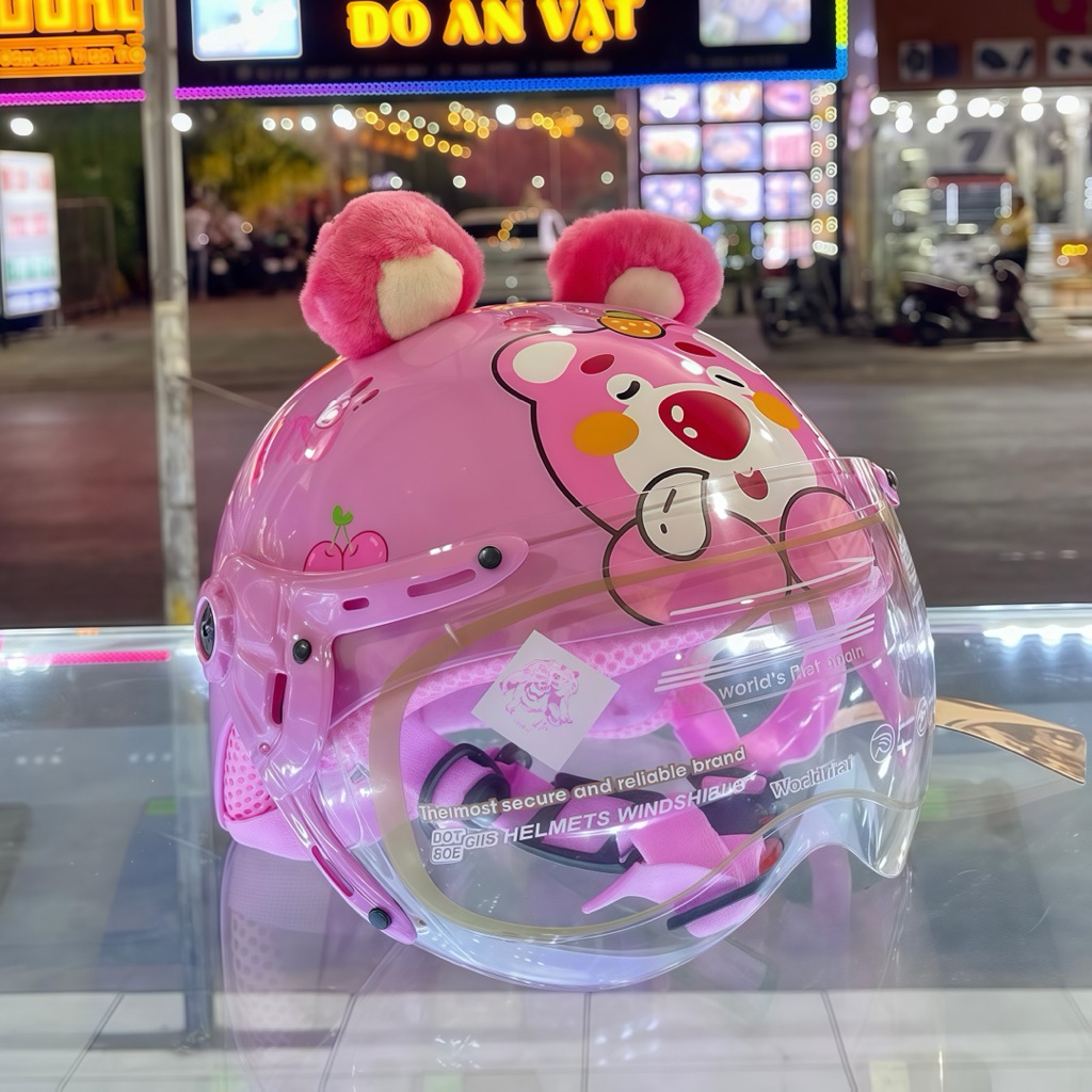 Mũ Bảo Hiểm AT Đạt Chuẩn Chính Hãng Cty Tân Việt Á, Vật Liệu ABS, EBS, Cho Bé Từ 1-3 và 4-8 Tuổi