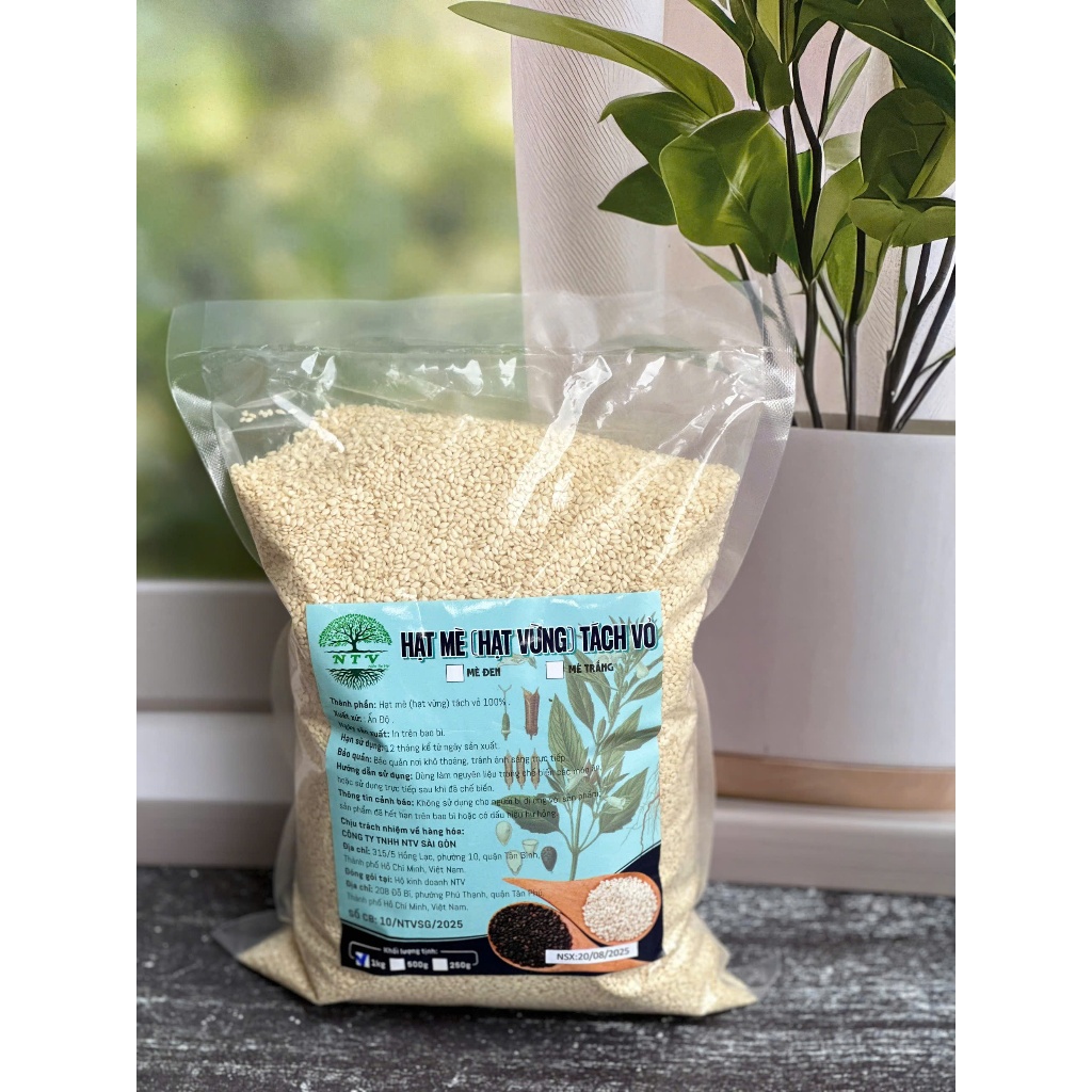 100g hạt mè trắng - Hạt Vừng Trắng Thơm Ngon