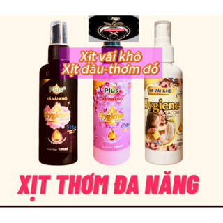  1 Nước xả vải khô Hygiene Sacom Plus+ dạng xịt dung tích chai 100ml . . 